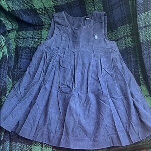 Ralph Lauren Navy Corduroy Dress